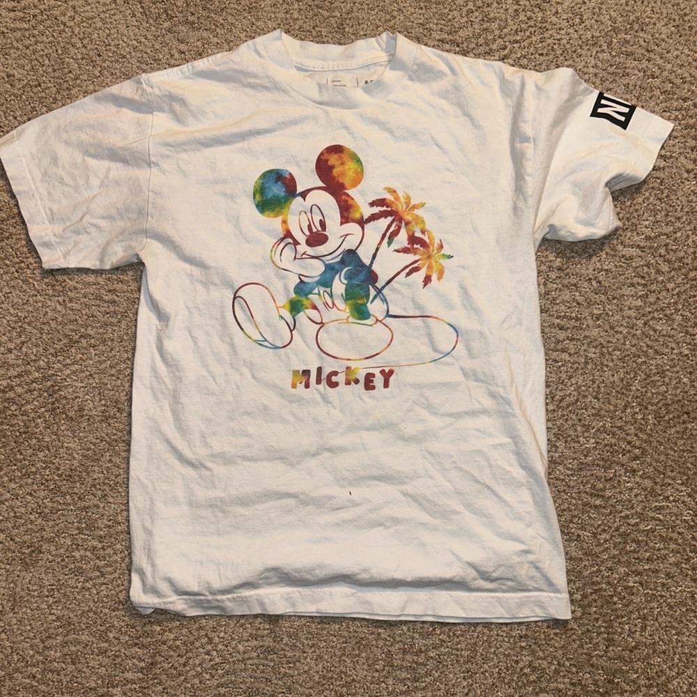 White Mickey Mouse T-shirt, size M